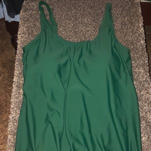 Brand new forest green tankini
